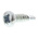 RS PRO Bright Zinc Plated Steel Self Drilling Screw No. 6 x 1/2in Long x 13mm Long