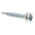 RS PRO Bright Zinc Plated Steel Self Drilling Screw No. 6 x 3/4in Long x 19mm Long