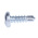 RS PRO Bright Zinc Plated Steel Self Drilling Screw No. 8 x 1/2in Long x 13mm Long