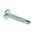 RS PRO Bright Zinc Plated Steel Self Drilling Screw No. 8 x 3/4in Long x 19mm Long