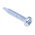 RS PRO Bright Zinc Plated Steel Self Drilling Screw No. 8 x 1in Long x 25mm Long