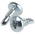 RS PRO Bright Zinc Plated Steel Self Drilling Screw No. 10 x 1/2in Long x 13mm Long