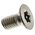 RS PRO Plain Flat Stainless Steel Tamper Proof Security Screw, M3 x 6mm
