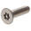 RS PRO Plain Flat Stainless Steel Tamper Proof Security Screw, M5 x 20mm