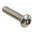 RS PRO Plain Button Stainless Steel Tamper Proof Security Screw, M3 x 12mm