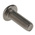 RS PRO Plain Button Stainless Steel Tamper Proof Security Screw, M4 x 12mm
