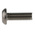 RS PRO Plain Button Stainless Steel Tamper Proof Security Screw, M4 x 12mm