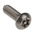 RS PRO Plain Button Stainless Steel Tamper Proof Security Screw, M4 x 12mm