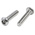 RS PRO Plain Button Stainless Steel Tamper Proof Security Screw, M4 x 20mm