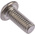 RS PRO Plain Button Stainless Steel Tamper Proof Security Screw, M5 x 12mm