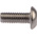 RS PRO Plain Button Stainless Steel Tamper Proof Security Screw, M5 x 12mm