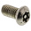 RS PRO Plain Button Stainless Steel Tamper Proof Security Screw, M6 x 12mm