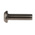 RS PRO Plain Button Stainless Steel Tamper Proof Security Screw, M6 x 20mm