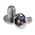 RS PRO Plain Button Stainless Steel Tamper Proof Security Screw, M4 x 6mm