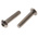 RS PRO Plain Button Stainless Steel Tamper Proof Security Screw, M4 x 20mm