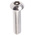 RS PRO Plain Button Stainless Steel Tamper Proof Security Screw, M6 x 25mm