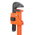 Bahco Pipe Wrench, 457.0 mm Overall Length, 50mm Max Jaw Capacity