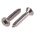 RS PRO Plain Stainless Steel Countersunk Head Self Tapping Screw, N°6 x 3/4in Long 19mm Long