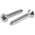 RS PRO Plain Stainless Steel Countersunk Head Self Tapping Screw, N°6 x 1in Long 25mm Long