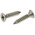 RS PRO Plain Stainless Steel Countersunk Head Self Tapping Screw, N°8 x 3/4in Long 19mm Long