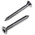 RS PRO Plain Stainless Steel Countersunk Head Self Tapping Screw, N°8 x 1.1/4in Long 32mm Long