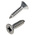 RS PRO Plain Stainless Steel Countersunk Head Self Tapping Screw, N°10 x 3/4in Long 19mm Long