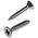 RS PRO Plain Stainless Steel Countersunk Head Self Tapping Screw, N°10 x 1in Long 25mm Long