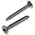 RS PRO Plain Stainless Steel Countersunk Head Self Tapping Screw, N°10 x 1.1/4in Long 32mm Long