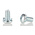 RS PRO M3 x 6 mmmm Zinc Plated Steel Pan Head Sems Screw, External Tooth Washer