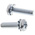 RS PRO M4 x 16 mmmm Zinc Plated Steel Pan Head Sems Screw, External Tooth Washer