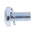 RS PRO M5 x 10 mmmm Zinc Plated Steel Pan Head Sems Screw, External Tooth Washer