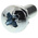RS PRO M6 x 16 mmmm Zinc Plated Steel Pan Head Sems Screw, External Tooth Washer