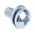 RS PRO M3 x 6 mmmm Zinc Plated Steel Pan Head Sems Screw, Plain Washer