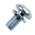 RS PRO M3 x 6 mmmm Zinc Plated Steel Pan Head Sems Screw, Spring Washer