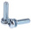 RS PRO M3 x 12 mmmm Zinc Plated Steel Pan Head Sems Screw, Spring Washer