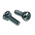 RS PRO M4 x 12 mmmm Zinc Plated Steel Pan Head Sems Screw, Spring Washer