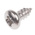 RS PRO Plain Stainless Steel Pan Head Self Tapping Screw, N°8 x 3/8in Long 9.5mm Long