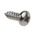 RS PRO Plain Stainless Steel Pan Head Self Tapping Screw, N°8 x 1/2in Long 13mm Long