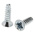 RS PRO Bright Zinc Plated, Clear Passivated Steel Countersunk Head Thread Forming Screw, N°6 x 13mm Long