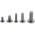 RS PRO Bright Zinc Plated, Clear Passivated Steel Pan Head Thread Forming Screw