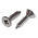 RS PRO Plain Stainless Steel Countersunk Head Self Tapping Screw, N°10 x 3/4in Long 19mm Long
