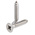 RS PRO Plain Stainless Steel Countersunk Head Self Tapping Screw, N°10 x 1in Long 25mm Long