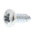 RS PRO Bright Zinc Plated Steel Pan Head Self Tapping Screw, N°6 x 3/8in Long 9.5mm Long