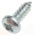 RS PRO Bright Zinc Plated Steel Pan Head Self Tapping Screw, N°8 x 1/2in Long 13mm Long