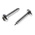 RS PRO Plain Stainless Steel Pan Head Self Tapping Screw, N°6 x 5/8in Long 16mm Long