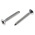 RS PRO Plain Stainless Steel Countersunk Head Self Tapping Screw, N°12 x 1.1/2in Long 38mm Long