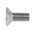 RS PRO Plain Stainless Steel Hex Socket Countersunk Screw, ISO 10642, M5 x 12mm