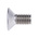 RS PRO Plain Stainless Steel Hex Socket Countersunk Screw, ISO 10642, M6 x 12mm