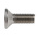 RS PRO Plain Stainless Steel Hex Socket Countersunk Screw, ISO 10642, M6 x 16mm