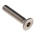 RS PRO Plain Stainless Steel Hex Socket Countersunk Screw, ISO 10642, M6 x 30mm